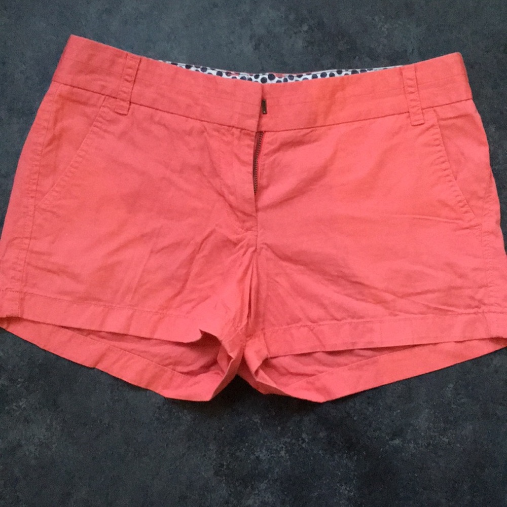 J.Crew Chino 100% cotton shorts - salmon